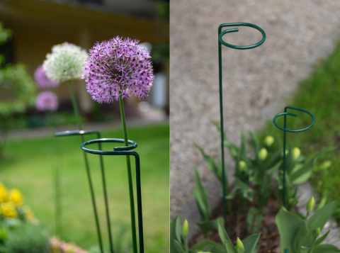 Podpora do Kwiatów i Roślin Oczko 15cm x 90cm Stalowa Lakierowana Zielona Big Podpora do Kwiatów i Roślin Oczko 15cm x 90cm Stalowa Lakierowana Zielona Big