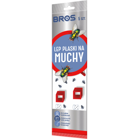 Pułapka Lep Na Muchy Taśma 5 szt. Bros