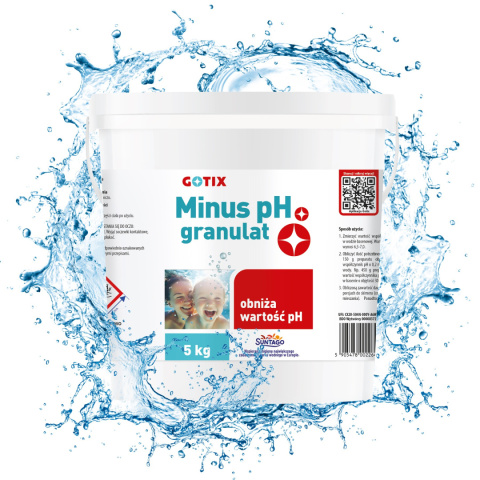 Regulator pH Minus Do Basenu 5kg Granulat Gotix Regulator pH Minus Do Basenu 5kg Granulat Gotix