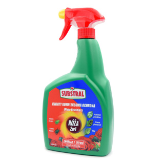 Róża 2w1 AL 800ml Spray Środek Owadobójczy i Grzybobójczy Do Zwalczania Szkodników i Chorób w Uprawach Roślin Substral