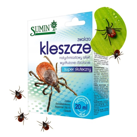 Shot 20ml Dwuskładnikowy Środek Owadobójczy Na Komary i Kleszcze Sumin Shot 20ml Dwuskładnikowy Środek Owadobójczy Na Komary i Kleszcze Sumin