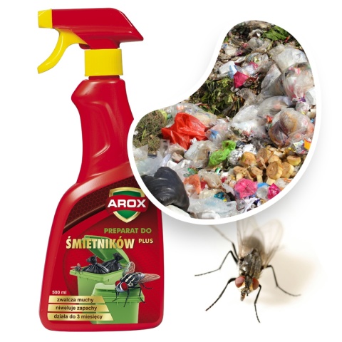 Środek Owadobójczy Na Muchy i Larwy Do Śmietników 500ml Arox Środek Owadobójczy Na Muchy i Larwy Do Śmietników 500ml Arox