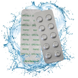 Tabletki Do Pomiaru Wolnego Chloru w Wodzie Do Testera Kolorometrycznego DPD1 Rapid 1szt 10tab Lovibond