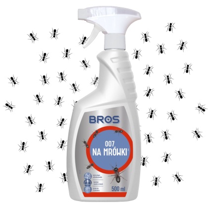 007 Spray Na Mrówki 500ml Środek Owadobójczy Na Mrówki Bros