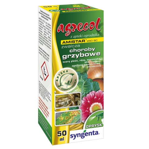 Amistar 250 SC 50ml Fungicyd Środek Grzybobójczy Do Zwalczania Chorób Grzybowych W Uprawach Roślin Agrecol