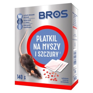 Bros płatki na myszy i szczury 140g