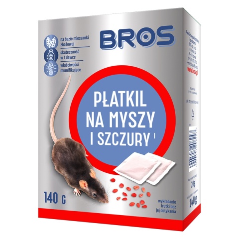 Bros płatki na myszy i szczury 140g
