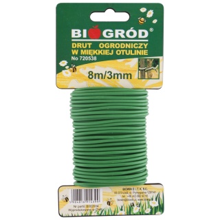 Drut Ogrodniczy w Miękkiej Otulinie 3mm x 8mb Biogród