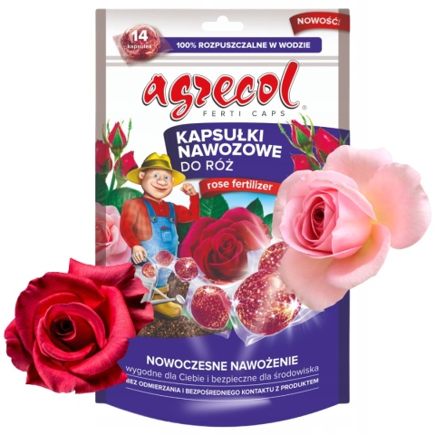 Kapsułki Nawozowe Do Róż Mineralne 210g Agrecol