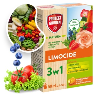 Limocide 3w1 Rośliny Ozdobne 50ml Środek Owadobójczy i Grzybobójczy Do Zwalczania Szkodników w Uprawach Roślin Protect Garden