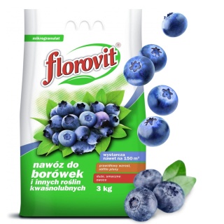 Nawóz Do Borówek Mineralny Granulat 3kg Florovit