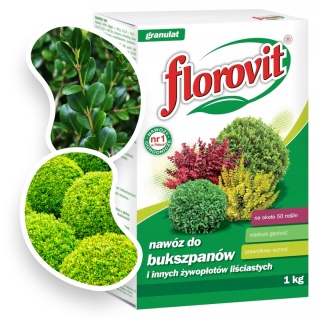 Nawóz Do Bukszpanów Mineralny Granulat 1kg Karton Florovit