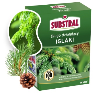 Nawóz Do Iglaków Długodziałający 100 Dni Mineralny Granulat 1kg Substral
