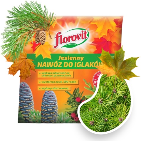 Nawóz Do Iglaków Jesienny Mineralny Granulat 10kg Florovit