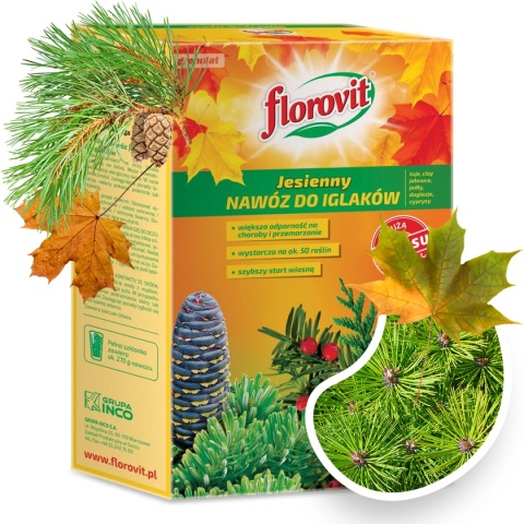 Nawóz Do Iglaków Jesienny Mineralny Granulat 1kg Florovit