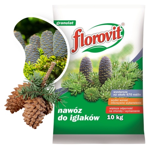 Nawóz Do Iglaków Mineralny Granulat 10kg Florovit