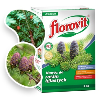 Nawóz Do Iglaków Mineralny Granulat 1kg Florovit