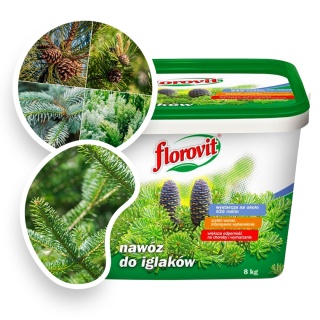 Nawóz Do Iglaków Mineralny Granulat 8kg Wiadro Florovit