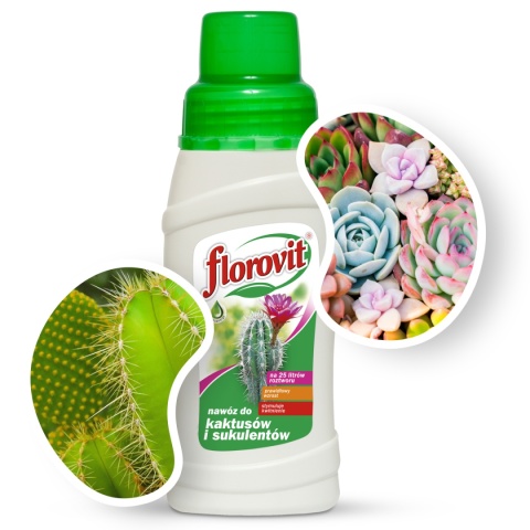 Nawóz Do Kaktusów i Sukulentów Mineralny Płynny 250ml Florovit