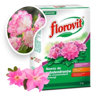 Nawóz Do Rododendronów Mineralny Granulat 1kg Karton Florovit