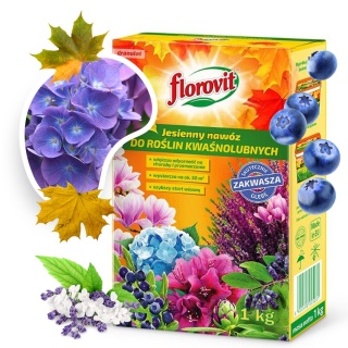 Nawóz Do Roślin Kwaśnolubnych Jesienny Mineralny Granulat 1kg Florovit
