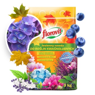 Nawóz Do Roślin Kwaśnolubnych Jesienny Mineralny Granulat 3kg Florovit