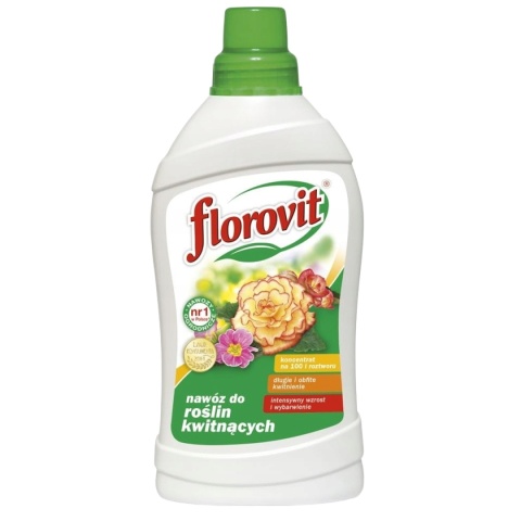 Nawóz Do Roślin Kwitnących Mineralny Płynny 1L Florovit Nawóz Do Roślin Kwitnących Mineralny Płynny 1L Florovit