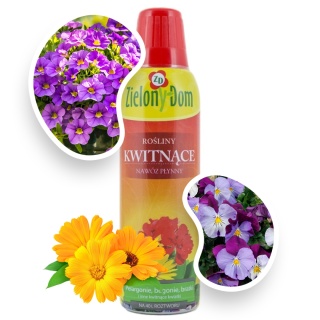 Nawóz Do Roślin Kwitnących Mineralny Płynny 300ml Zielony Dom