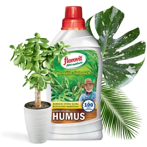 Nawóz Do Roślin Zielonych z Humusem Mineralno Organiczny Płynny 1kg Pro Natura Florovit Nawóz Do Roślin Zielonych z Humusem Mineralno Organiczny Płynny 1kg Pro Natura Florovit