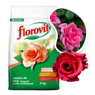 Nawóz Do Róż Mineralny Granulat 3kg Worek Florovit