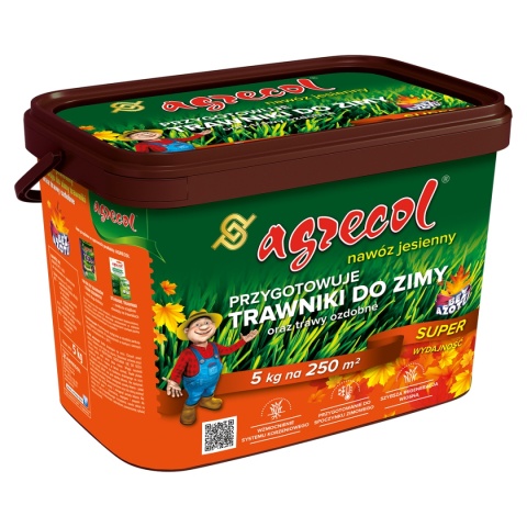 Nawóz Do Trawy Jesienny Mineralny Granulat 5kg Agrecol