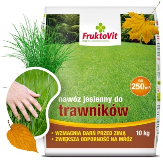 Nawóz Do Trawy Jesienny Mineralny Granulat 5kg Plus Fructovit