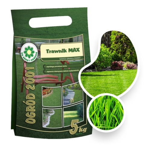 Nawóz Do Trawy Mineralny Granulat 5kg Trawnik MAX Siarkopol