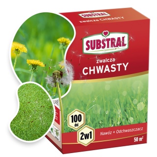 Nawóz Do Trawy Plus Odchwaszczacz 2w1 Długodziałający 100 Dni Mineralny Granulat 1kg Substral