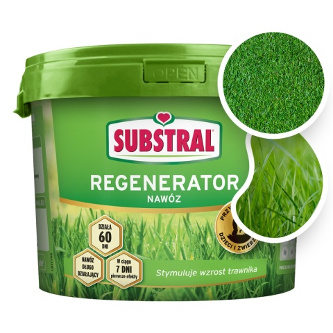 Nawóz Do Trawy Regeneracyjny Długodziałający 60 Dni Mineralny Granulat 5kg Substral