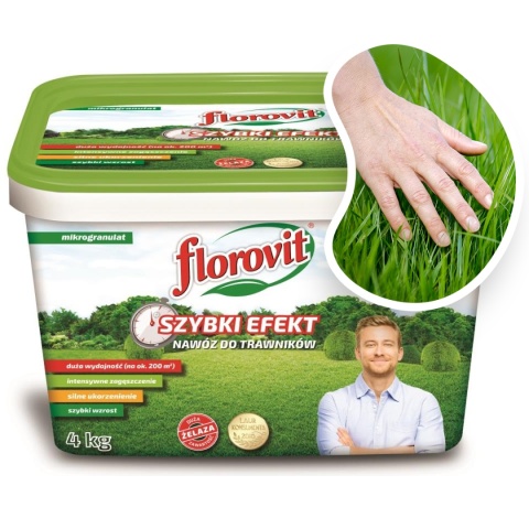 Nawóz Do Trawy Szybki Efekt Mineralny Granulat 4kg Florovit