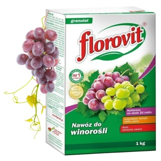 Nawóz Do Winogron i Winorośli Mineralny Granulat 1kg Florovit