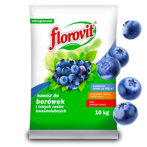 Nawóz Do Borówek i Innych Roślin Kwaśnolubnych 10 kg Florovit
