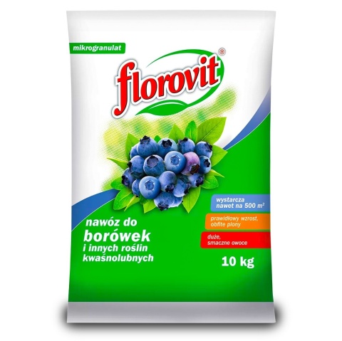 Nawóz Do Borówek i Innych Roślin Kwaśnolubnych 10 kg Florovit