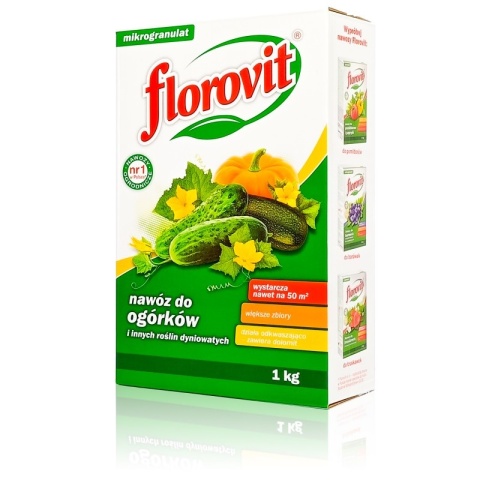 Nawóz Do Ogórków i Innych Roślin Dyniowatych Karton 1 kg Florovit