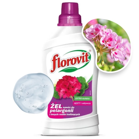 Nawóz Do Pelargonii I Innych Roślin Kwitnących Żel 0,8 kg Florovit