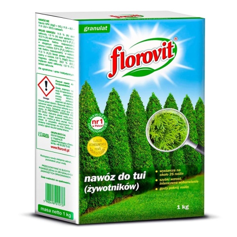 Nawóz Inco Florovit tuja 1kg karton