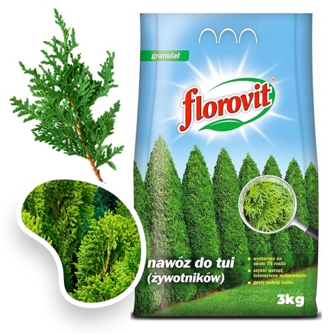 Nawóz Do Wszystkich Odmian Tui i Inych Iglaków 3kg Inco Florovit Inco Florovit