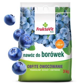 Nawóz Do Borówek Granulat 3kg FruktoVit PLUS