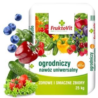 Nawóz Uniwersalny Mineralny Granulat 25kg Plus Fruktovit