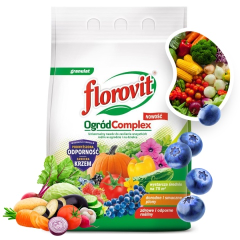 Nawóz Uniwersalny Mineralny Granulat 5kg Ogród Complex Florovit
