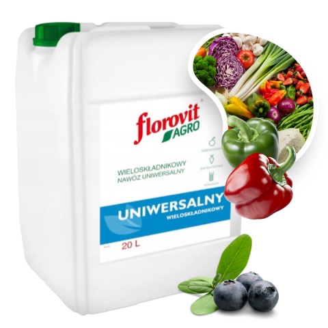 Nawóz Uniwersalny Ogrodniczy Mineralny Płynny 20L Florovit