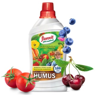Nawóz Uniwersalny z Humusem Mineralno Organiczny Płynny 1kg Pro Natura Florovit