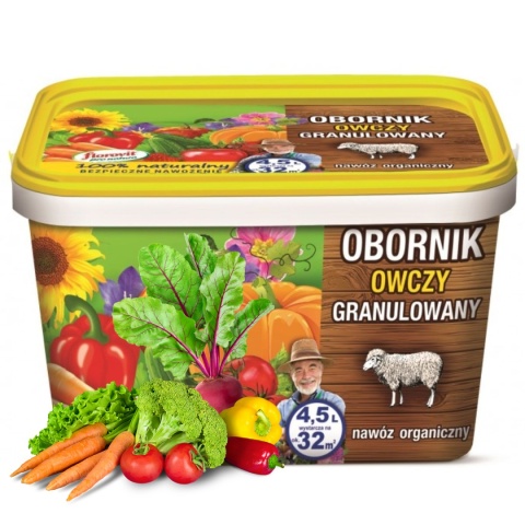 Obornik Owczy Nawóz Naturalny Granulat 4,5L Pro Natura Florovit