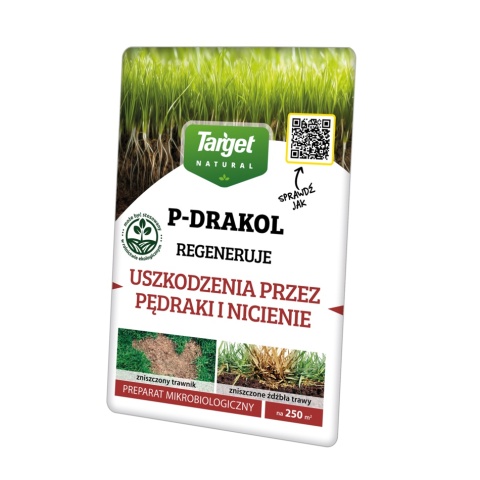 P-Drakol 20g Środek Larwobójczy Larwicyd na Pędraki i Nicienie w Trawniku Target